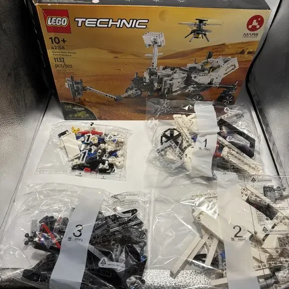LEGO TECHNIC: NASA Mars Rover Perseverance (42158) Open Box Sealed Bags Complete - Picture 2 of 14
